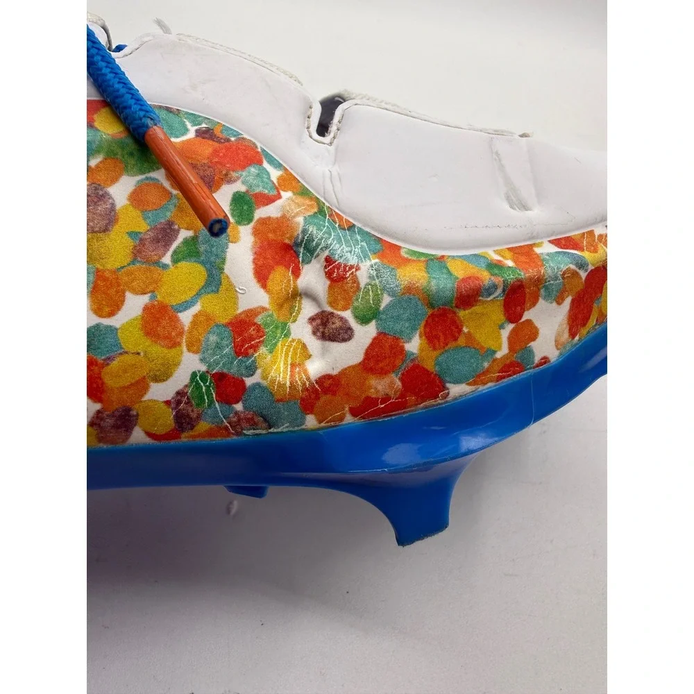 Nike LeBron 4 Menace 3 Fruity Pebbles Mens Football Cleats [FV8044-100] Size 7.5